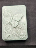White Orchid Tallow Soap with Bentonite clay & Jojoba Oil 4oz. Bar