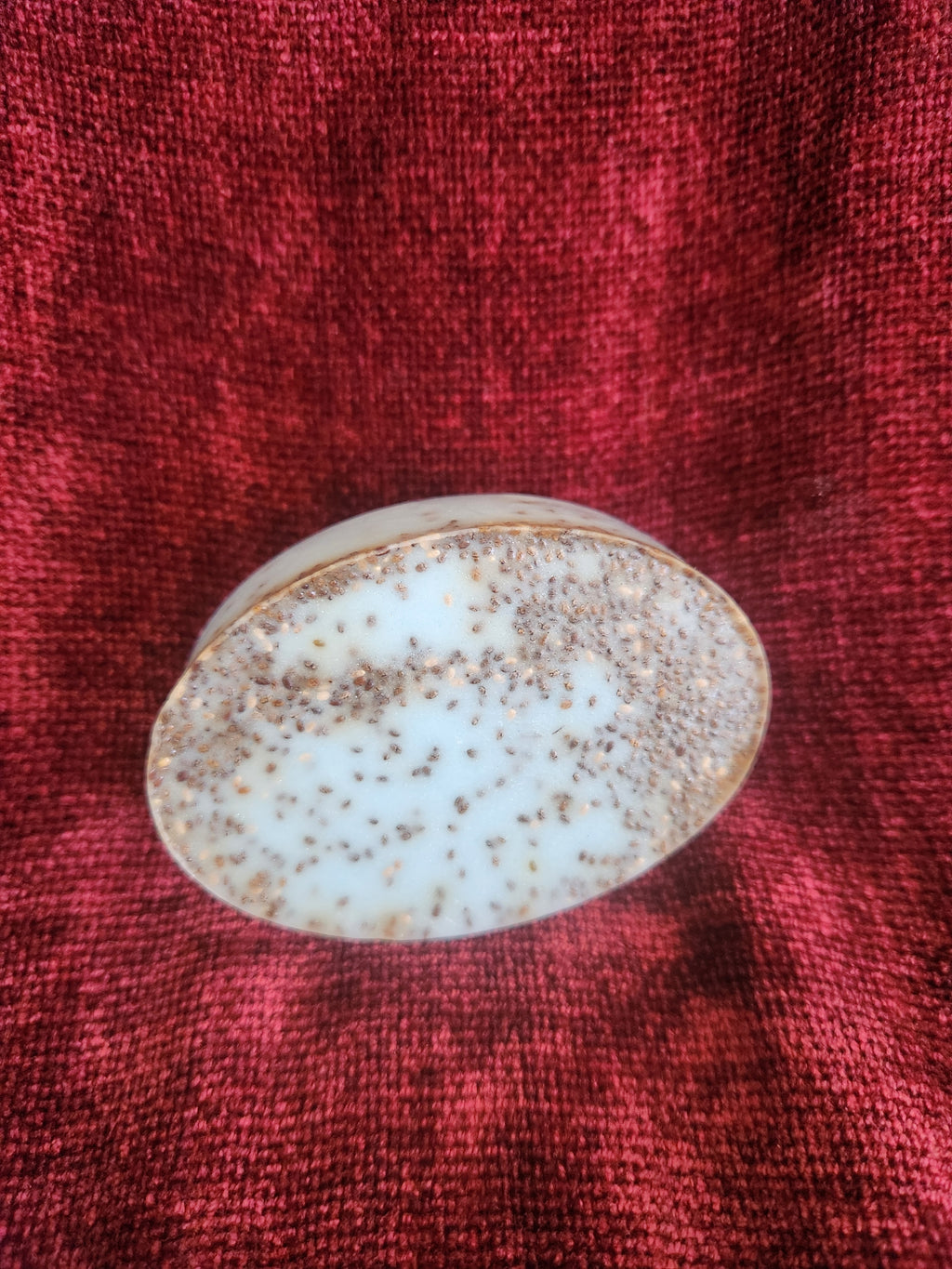 Blueberry Pie Goat milk Soap  with Chia seeds and Rosehip seed oil
